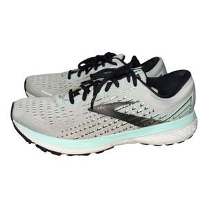 Brooks Ghost 13 Women's Running Shoes Size 9 B Gray Aqua 1203381B073 Athletic